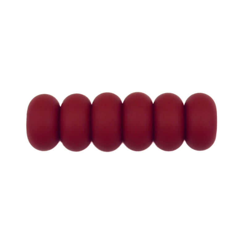 Siliconen kralen - Abacus - 14 mm - Wijn Rood