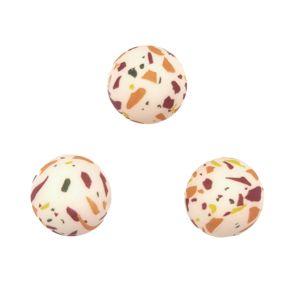 Terrazzo Warm Brown Print