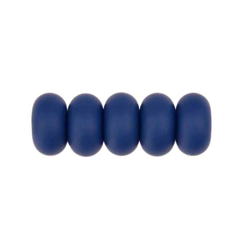 Silicone beads - Abacus - 14 mm - Mat Navy