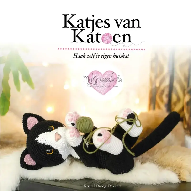 Katjes van Katoen kopen MyKrissieDolls Kristel Droog haken katten haken haakboek haakpatronen