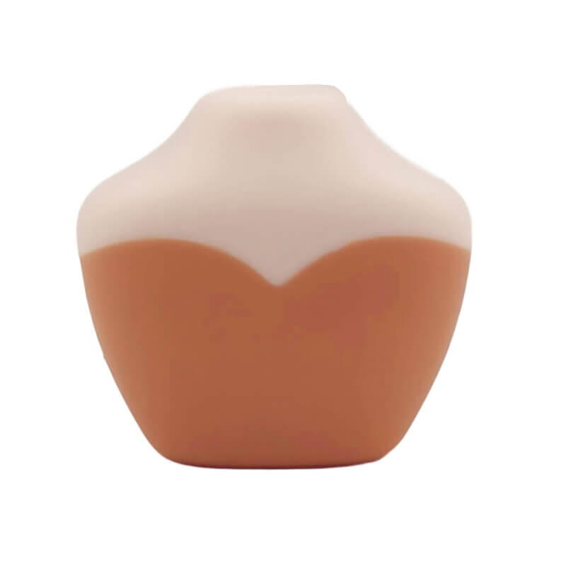 Silikonperlen - Glückspuppe - Körper - Astilbe/Terracotta