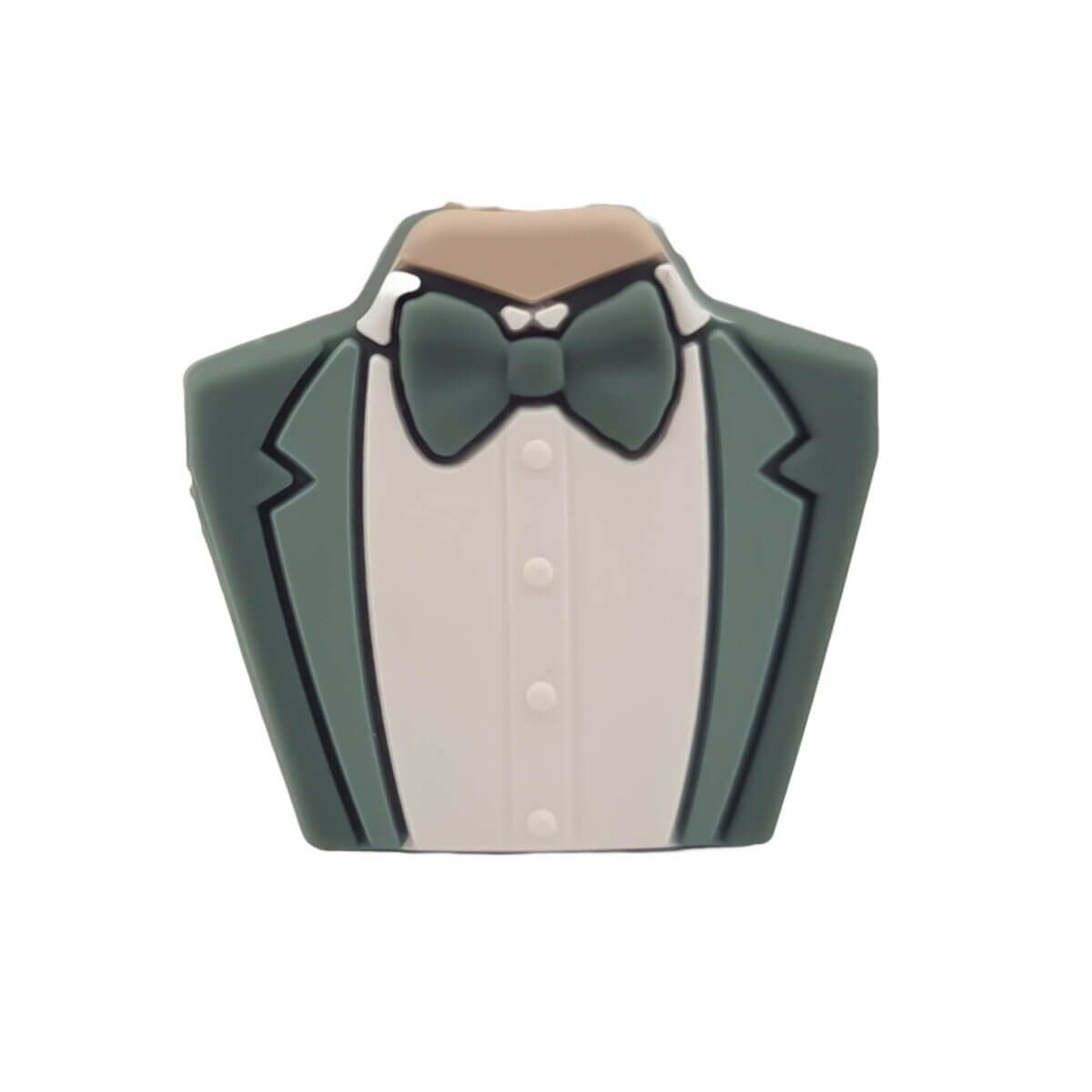 Exclusivement chez Jootjes Crochet Gifts : - Coloris : Costume pour homme - Thym foncé/Vert pâle/Bois
- Type : Perles de silicone
- Combinaison de couleurs/costume : thym foncé/vert pâle/bois
- Taille : 21,5 x 23 mm
- Modèle déposé par Jootjes®.
- Vendu à l'unité, nulle part moins cher
- Exempt de BPA, de phtalates, de plomb, de PVC et de toxines
- Convient aux produits finis certifiés CE
- Perles de silicone de qualité médicale
- A conserver au réfrigérateur
- Lavable au lave-vaisselle Jootjes Haakcadeautjes