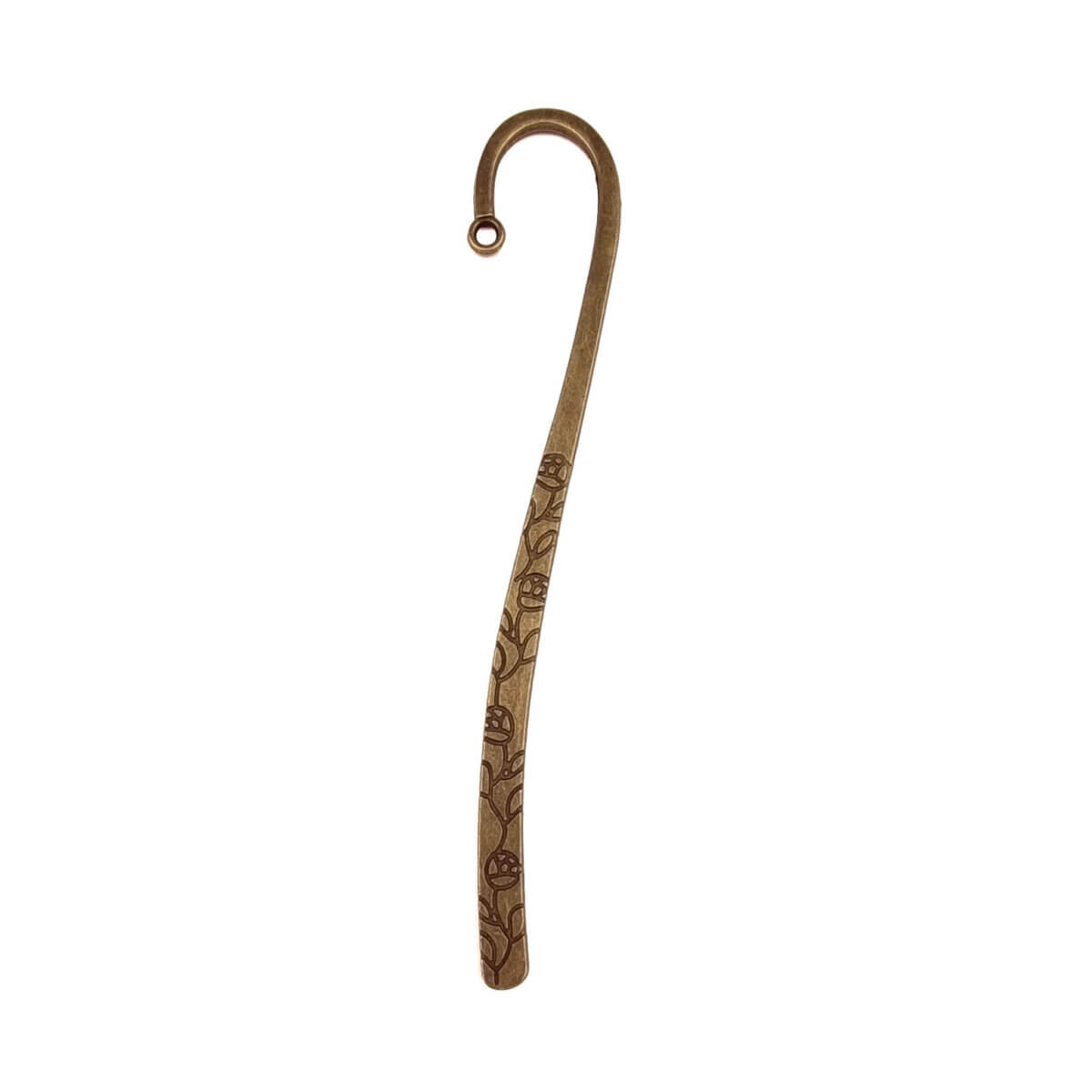 Bookmark with relief bronze Self make Threadable pendant booktok personalization
