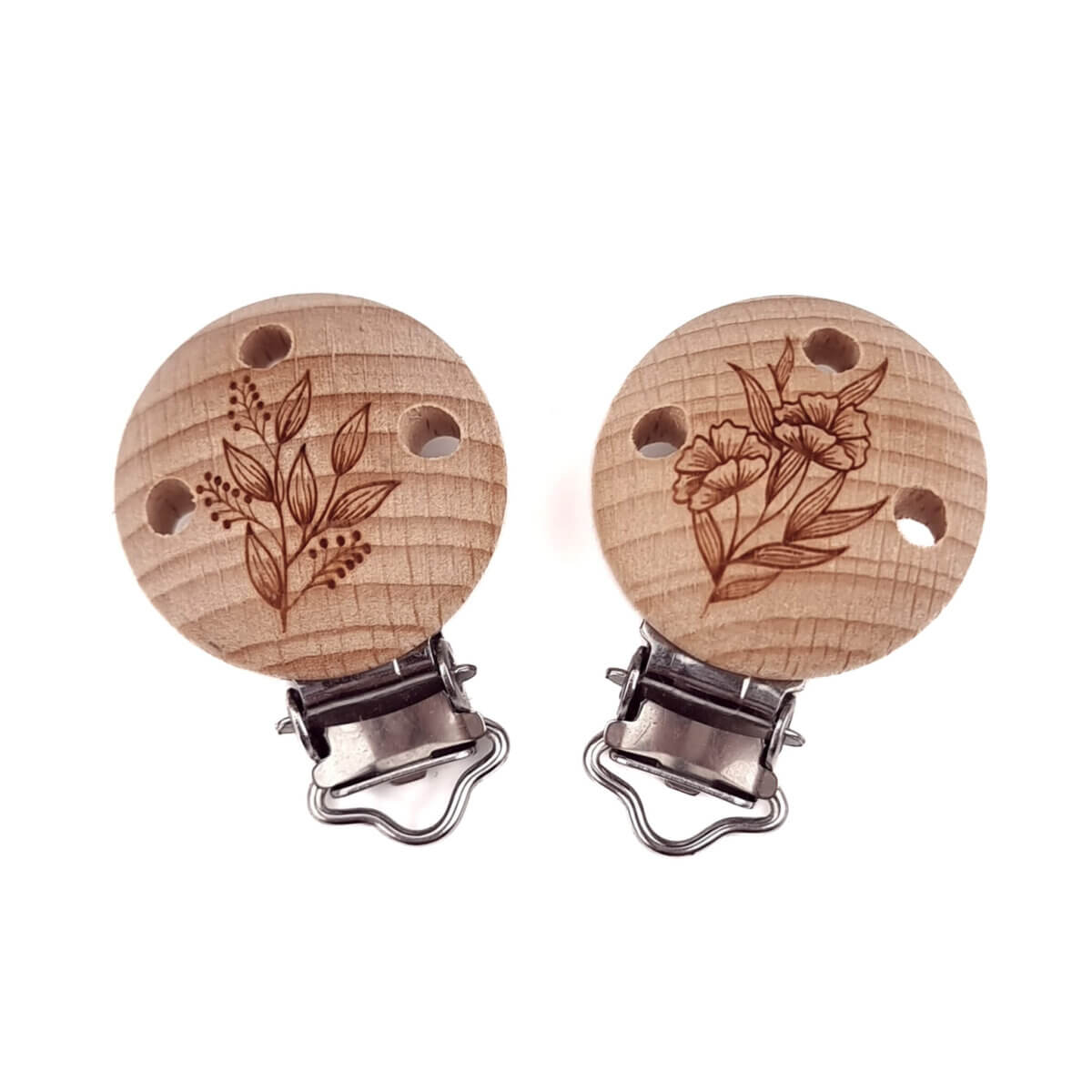 <ul> <li>Speenclips in formaat 30 mm</li> <li>Per stuk, afbeelding klaproos</li> <li>EN12586 veilige speenclips</li> </ul> Jootjes Haakcadeautjes