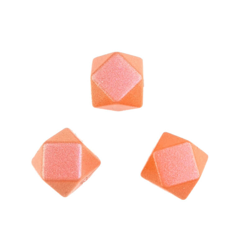 Oranje parel print