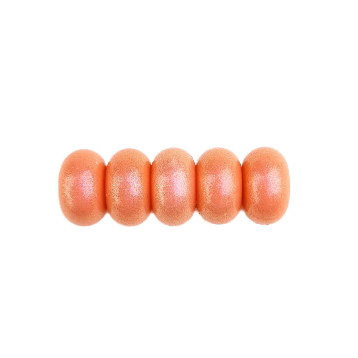 Oranje parel print