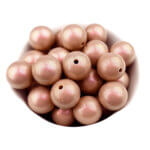 Silicone pearl print caffe latte