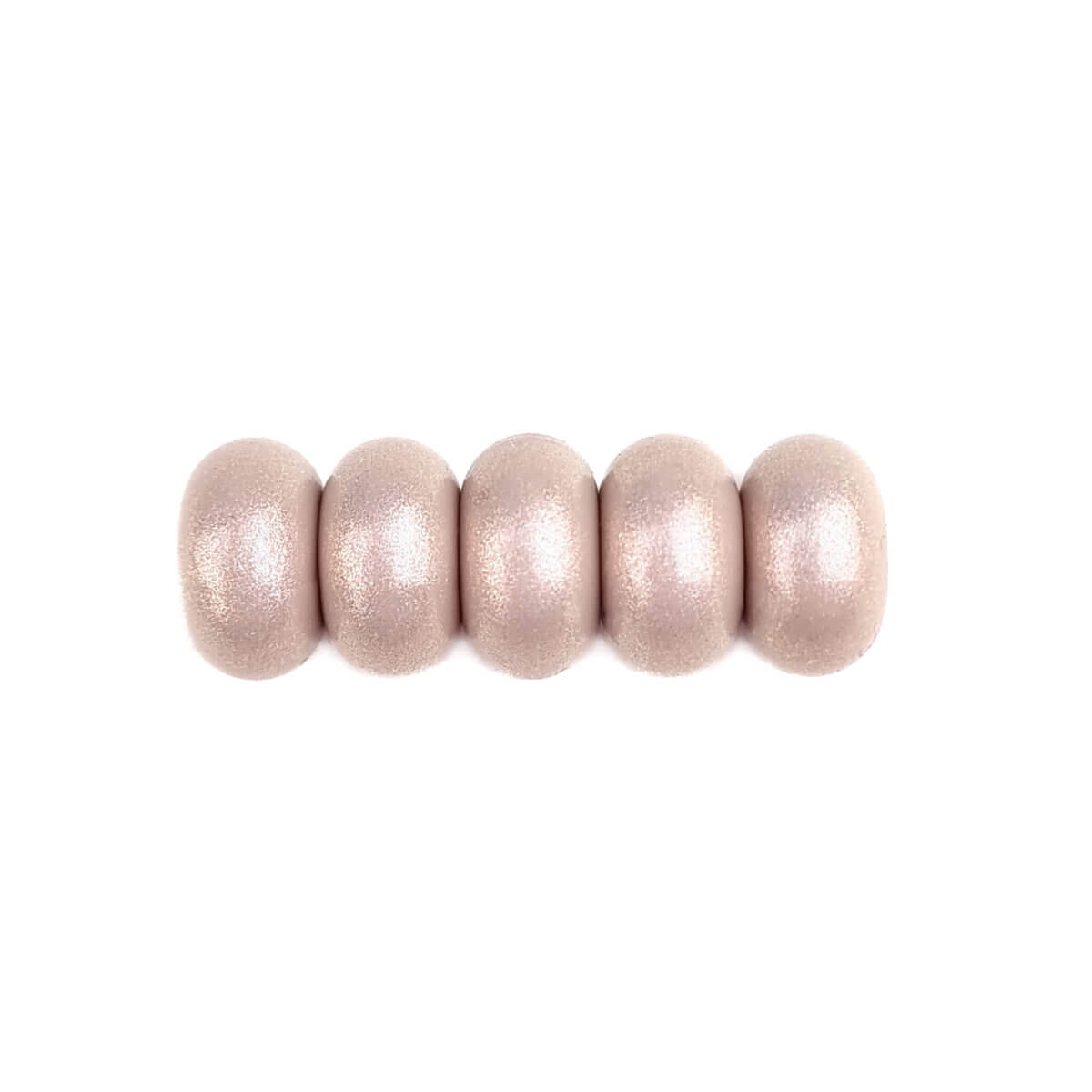 silicone beads taupe pearl print wholesale baby safe