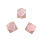 silicone beads pale rose pearl print wholesale baby safe