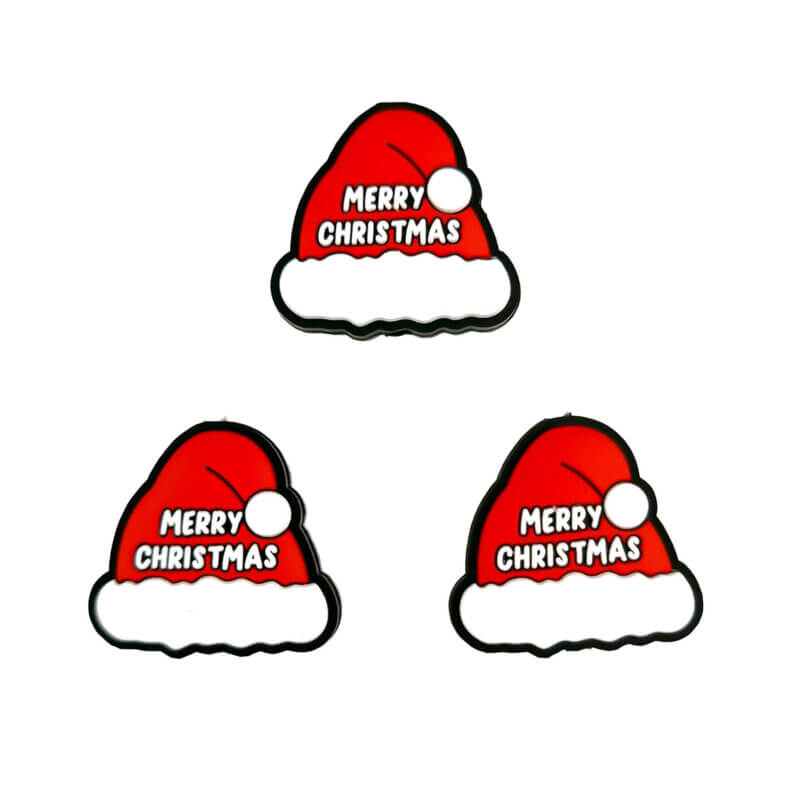 Siliconen Kraal - Kerstmuts