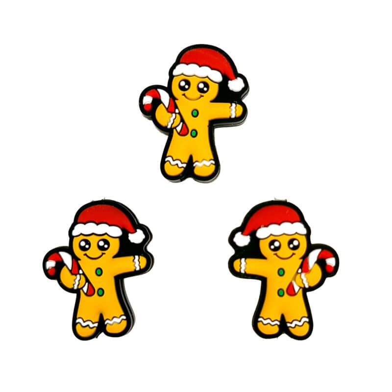 Siliconen Kraal - Ginger Bread Cookie 2