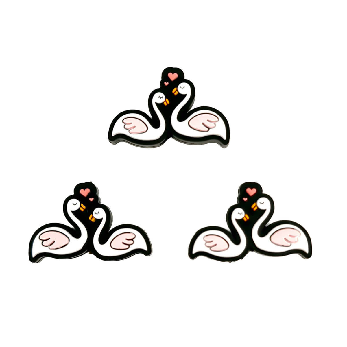 Farbcode: Rosa - Typ: Silikonperlen Swan Love
- Größe: 24 mm x 25 mm
- Einzeln verkauft
- Frei von BPA, Phthalaten, Blei, PVC und Toxinen
- CE-zertifiziert
- Silikonperlen in medizinischer Qualität
- Im Kühlschrank kühlbar
- Spülmaschinentauglich Jootjes Haakcadeautjes