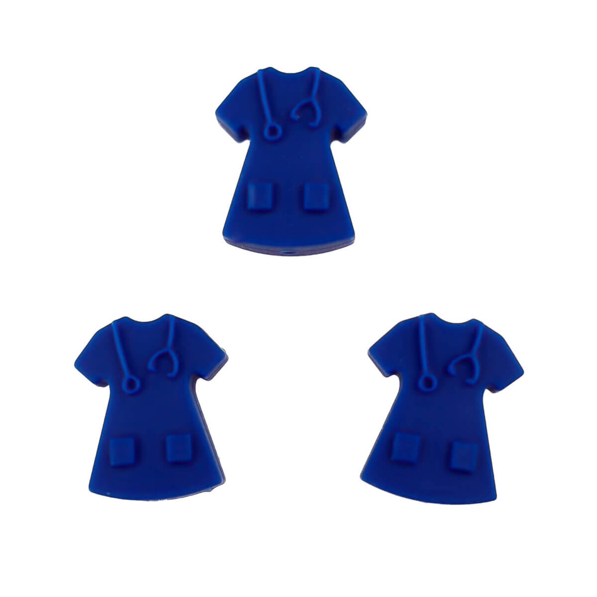 Farbcode: Marineblau - Typ: Silikonperlen Nurses uniform - himmelblau
- Größe: ca. 2x3 cm
- Einzeln verkauft
- Frei von BPA, Phthalaten, Blei, PVC und Toxinen
- Geeignet für CE-zertifizierte Endprodukte
- Silikonperlen in medizinischer Qualität
- Im Kühlschrank kühlbar
- Spülmaschinentauglich Jootjes Haakcadeautjes