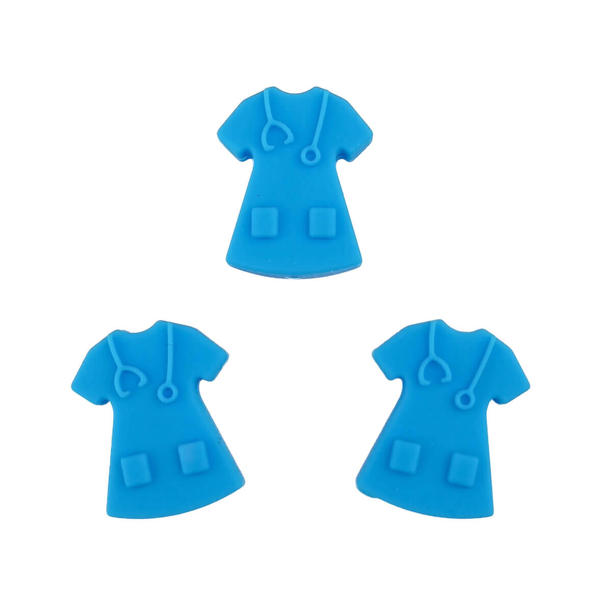 Farbcode: Pfirsichrosa - Typ: Silikonperlen Nurses uniform - himmelblau
- Größe: ca. 2x3 cm
- Einzeln verkauft
- Frei von BPA, Phthalaten, Blei, PVC und Toxinen
- Geeignet für CE-zertifizierte Endprodukte
- Silikonperlen in medizinischer Qualität
- Im Kühlschrank kühlbar
- Spülmaschinentauglich Jootjes Haakcadeautjes