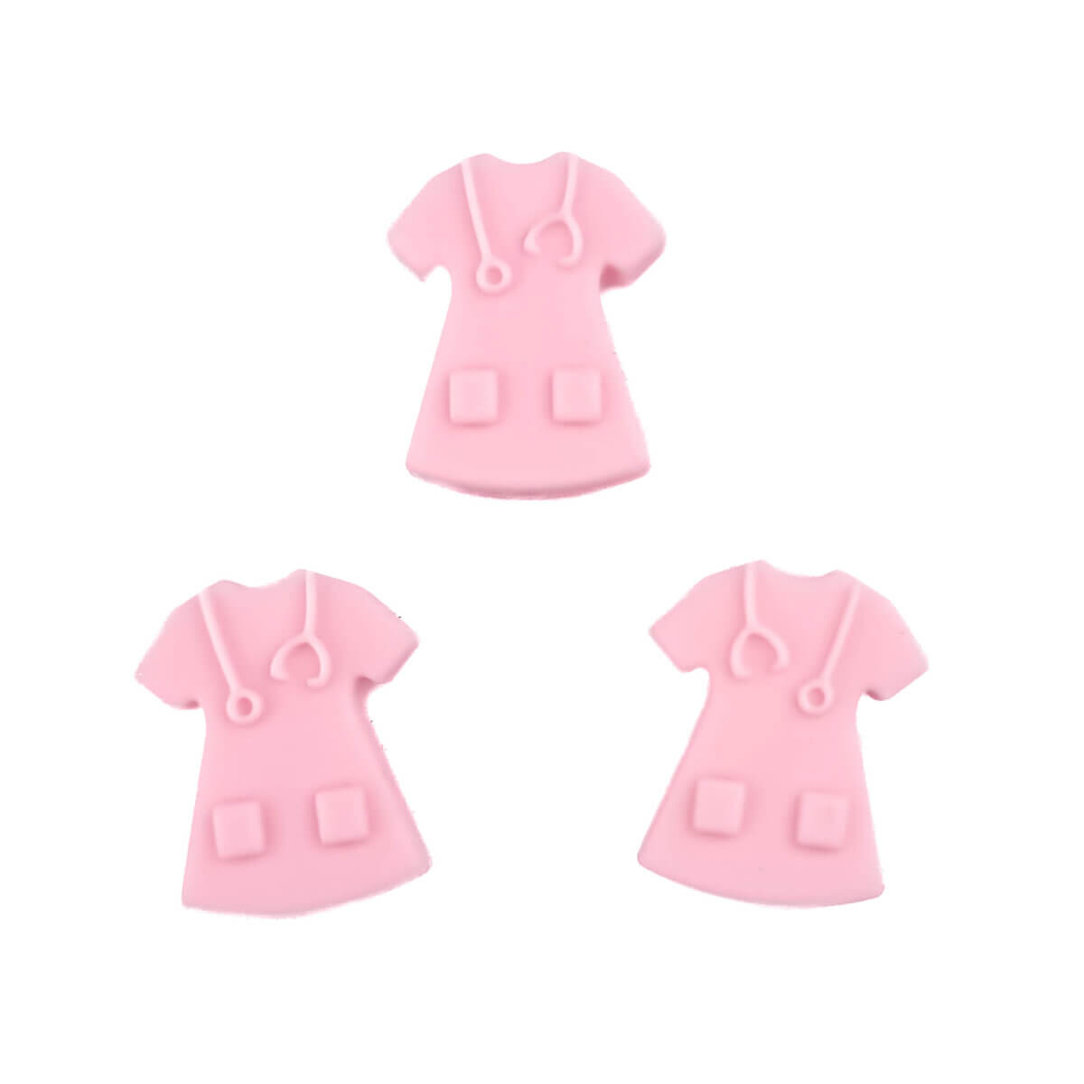 Kleurcode: Perzik roze - Type: Siliconen kralen Verpleegsters -uniform - Perzik Roze - Formaat: circa 2x3 cm - Verkocht per stuk - BPA-, Ftalaten-, Lood-, PVC- en Gif-vrij - Geschikt voor CE-gecertificeerd eindproduct - Medische kwaliteit siliconen kralen - Koelbaar in de koelkast - Vaatwasser bestendig Jootjes Haakcadeautjes