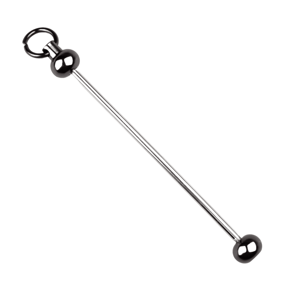 Pendant keychain bar titanium silicone beads