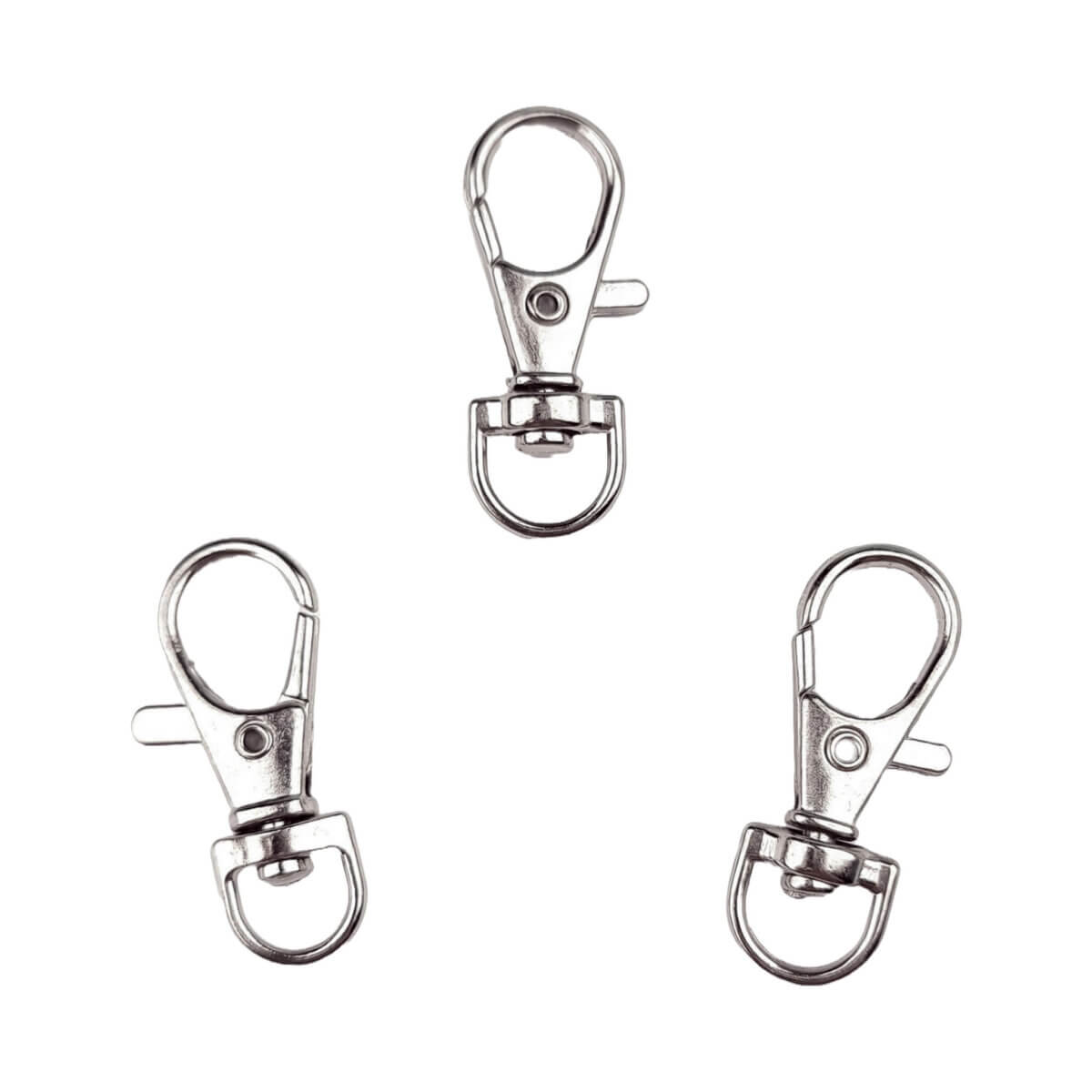 <h4>Musketenhaken - Silber</h4>
Ideal zur Herstellung eines gehäkelten Schlüsselanhängers oder Glücksbringers oder eines handgefertigten Schlüsselanhängers oder Taschenanhängers aus Holz- oder Silikonperlen mit oder ohne Namen. Zum Beispiel für eine Sporttasche. Jootjes Haakcadeautjes