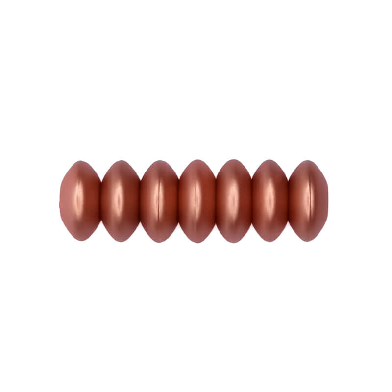 Siliconen kralen copper nugget ovaal 12 mm rond groothandel baby veilig