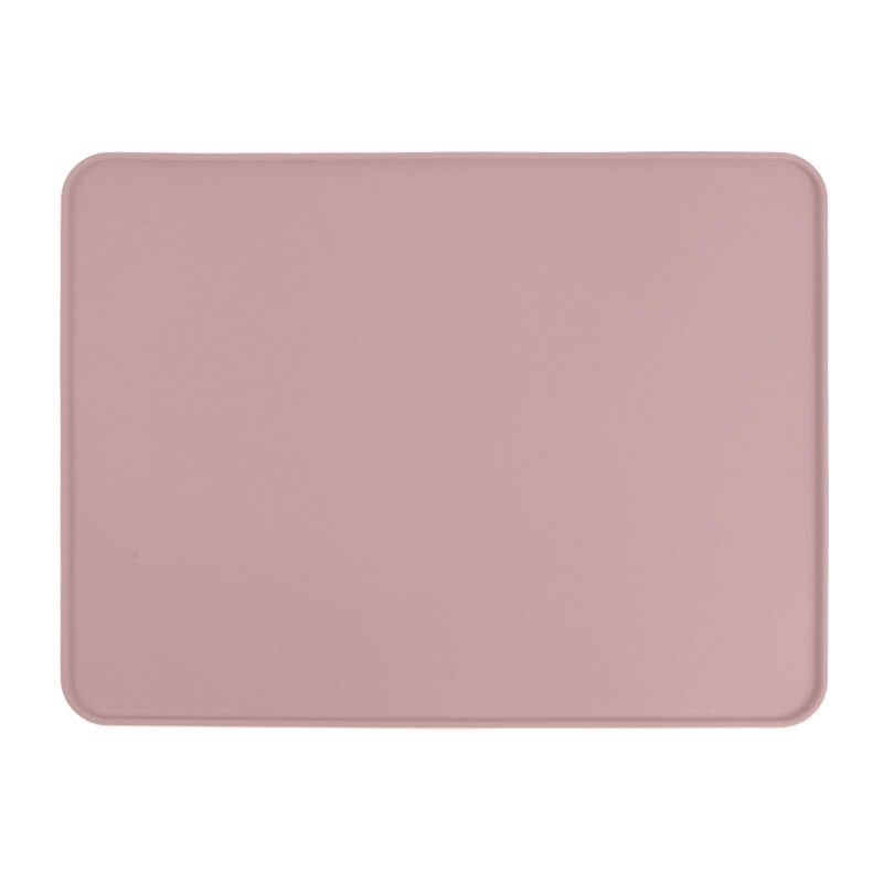 Tapis de bricolage en silicone tapis de travail pour cordons de tétine anneaux de dentition perles de silicone grossiste couleur bois de rose