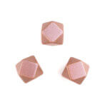 Silicone caffe latte pearl print