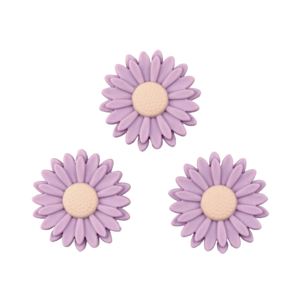 Variante: Blume - 30 mm - Orchidee / Elfenbein Hergestellt aus BPA-freiem Silikon. Völlig frei von schädlichen Chemikalien, wie es die europäischen Prüfkriterien EN-71 vorschreiben, und daher 100% kindersicher. Weitere Informationen zur Verwendung finden Sie am Ende der Seite. Jootjes Haakcadeautjes