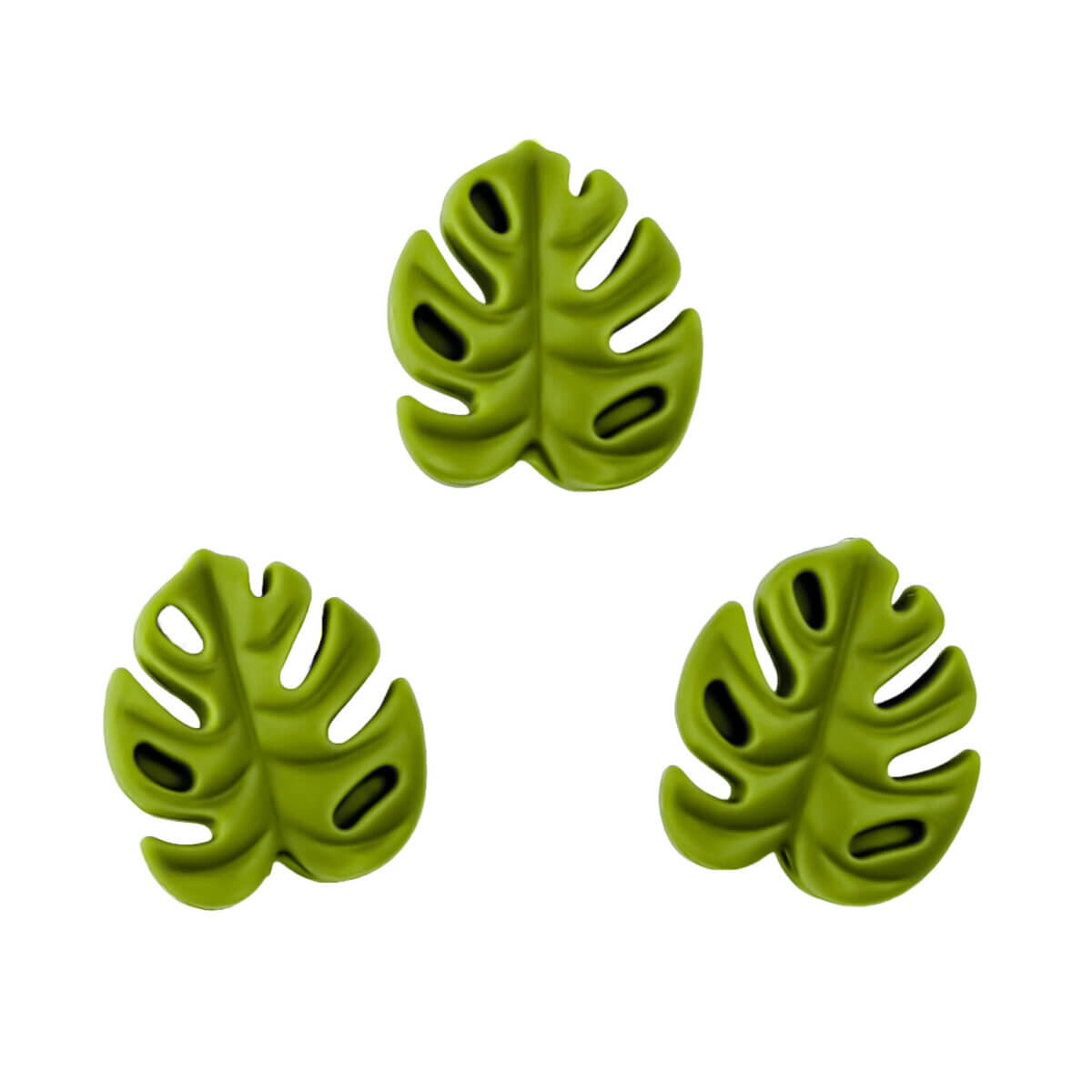 Monstera 3D - Dschungel Grün