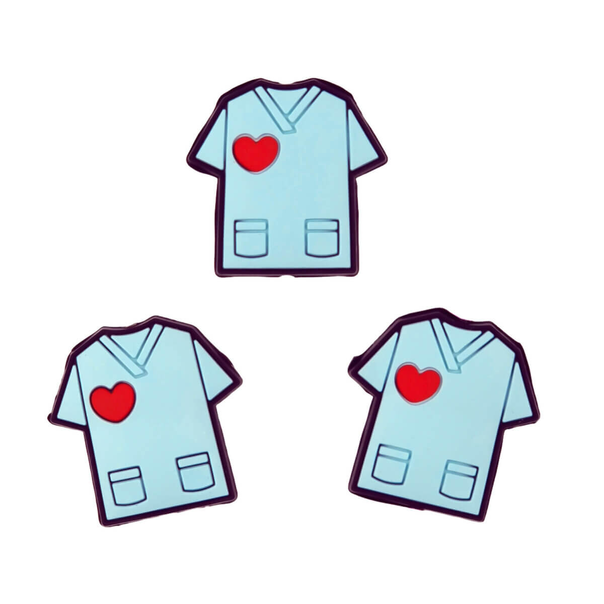 Verpleegshirt - Paradijs Blauw