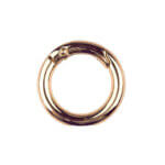 Clip on ring goud