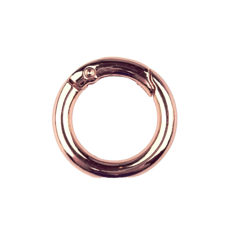 Clip on ring Rose goud