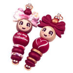 DIY Silikon Perlen Kit Glückspuppe Valentin Mädchen Glückspuppe Puppe BPA frei Großhandel Seite Set