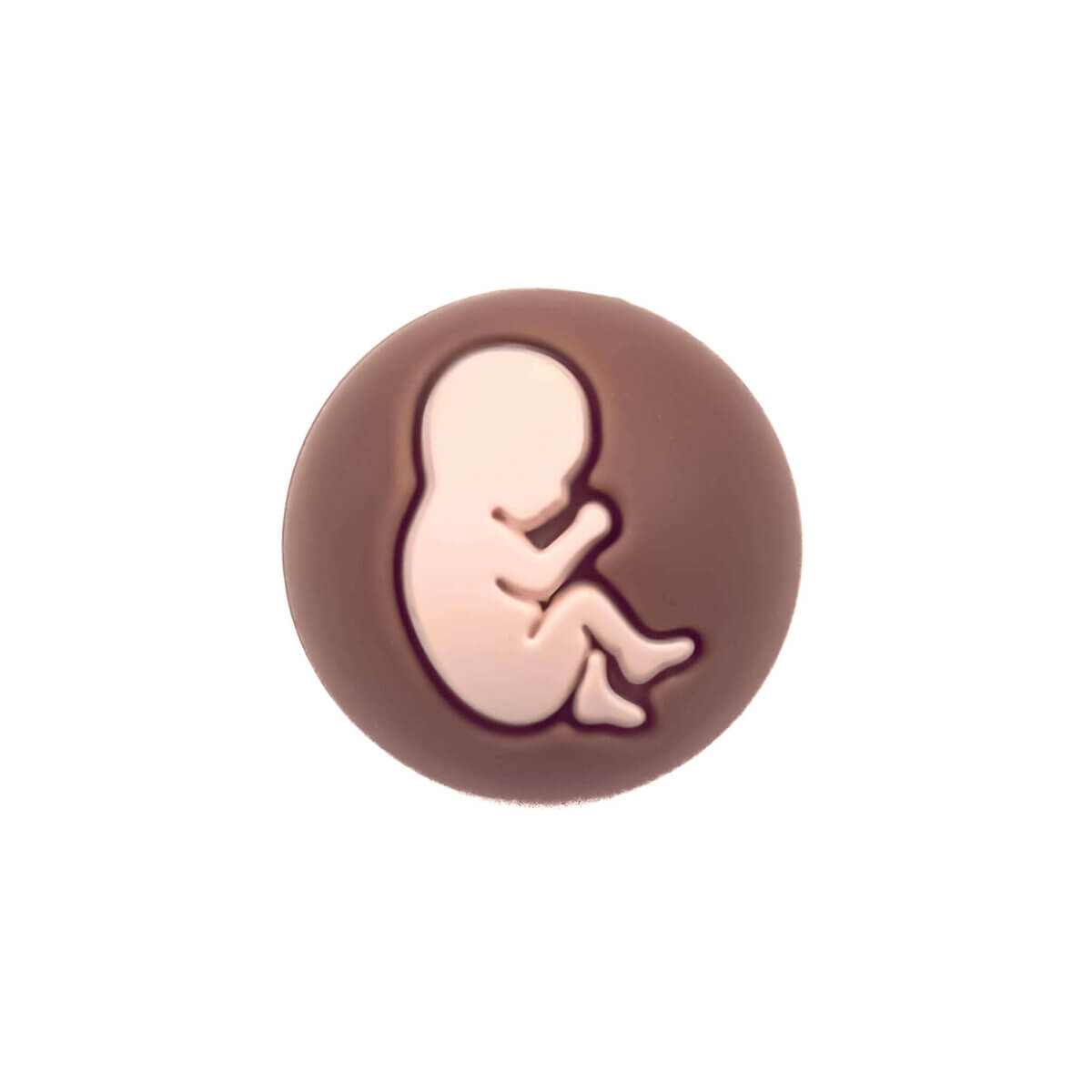 Perles en silicone pour bébé brownie 21 mm grossiste sans bpa