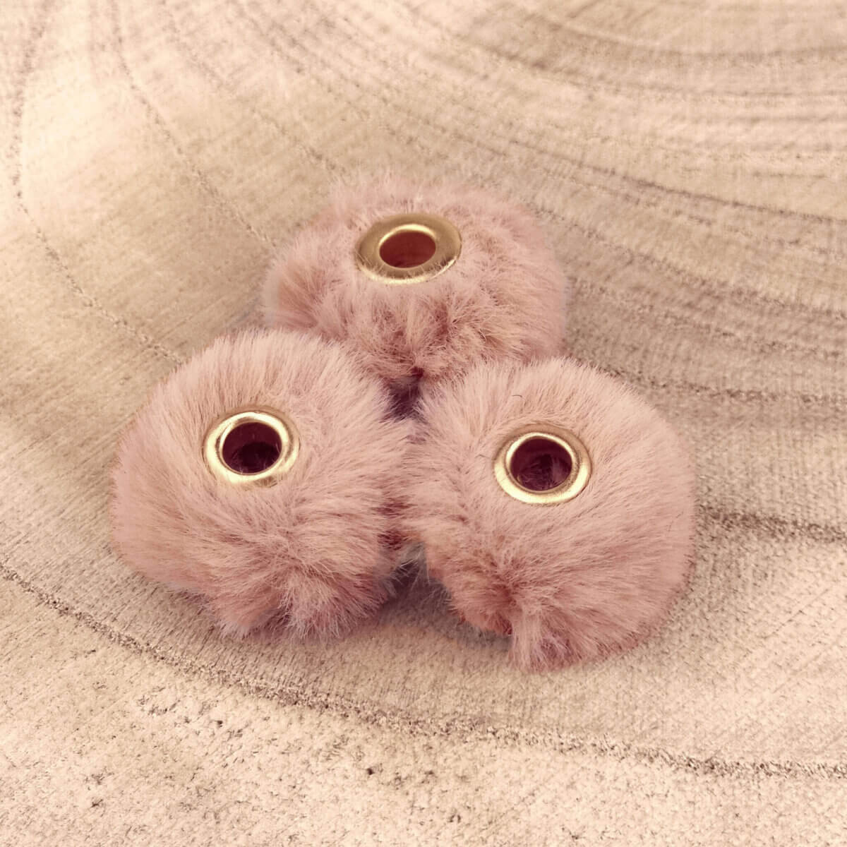 Pompon Perlen Holz Schlüsselanhänger Schmuck Schmuckherstellung Perlenstift Glückspuppe