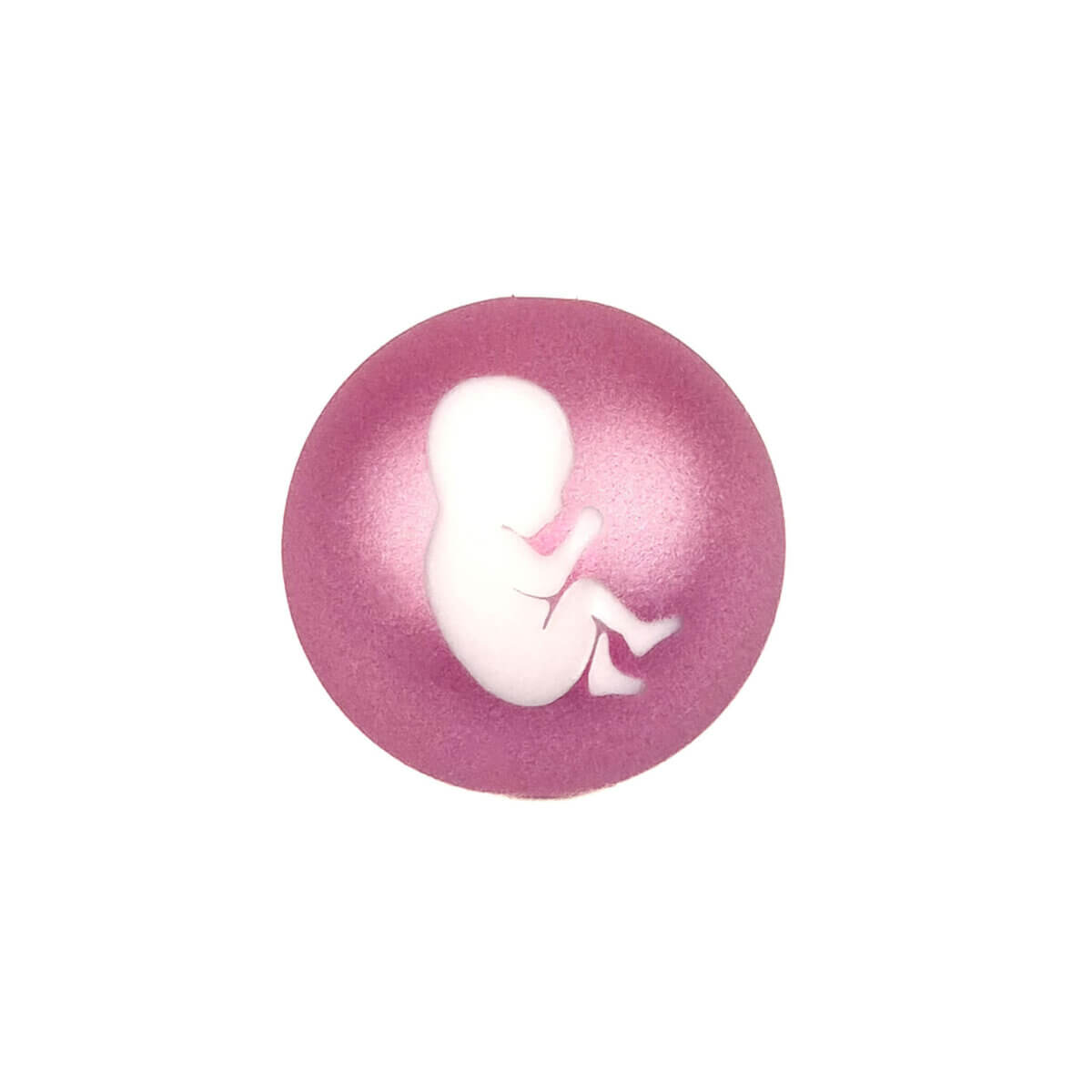 Perles en silicone gravées Rose Nugget cadeau promotionnel bébé sage-femme