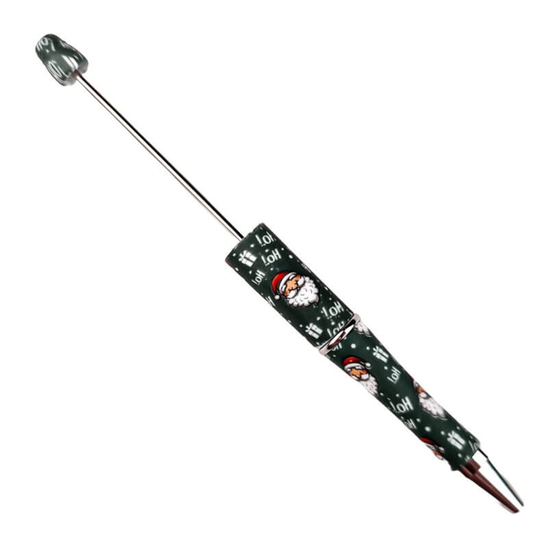 Bead pen - Christmas Gift - Christmas Green - Per 3 pieces