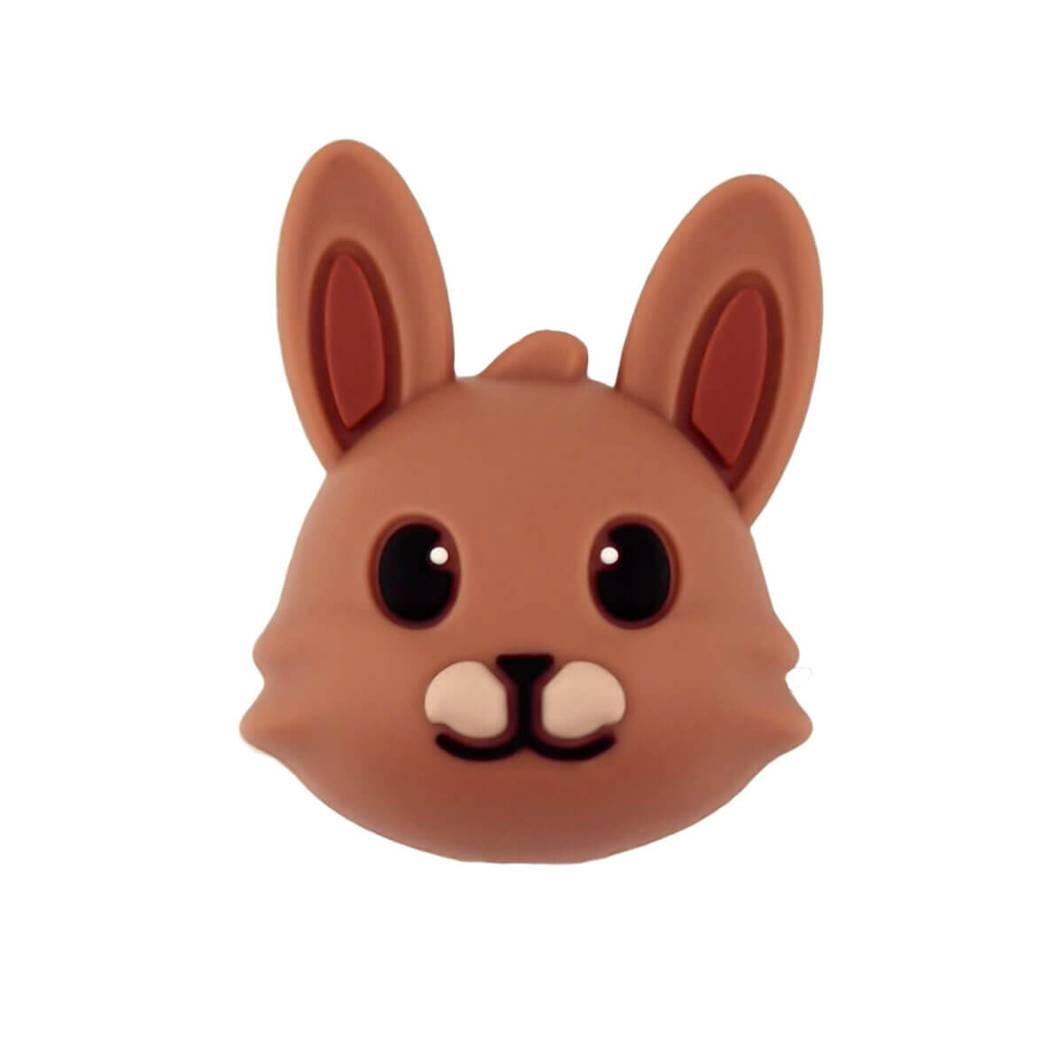 Anneau de dentition en silicone pour la tétine, sans bpa, chocolat au lait.