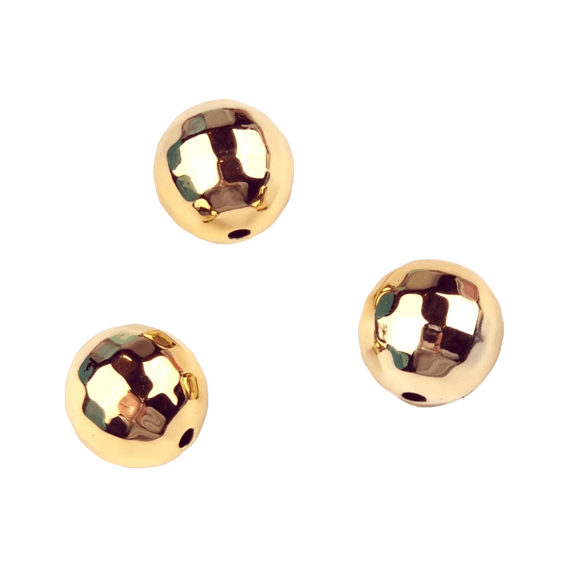Acrylperlen Facetto - 16 mm - Gold