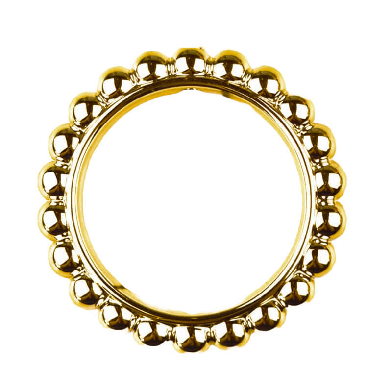 Acryl Ringe - Gold - 44 MM