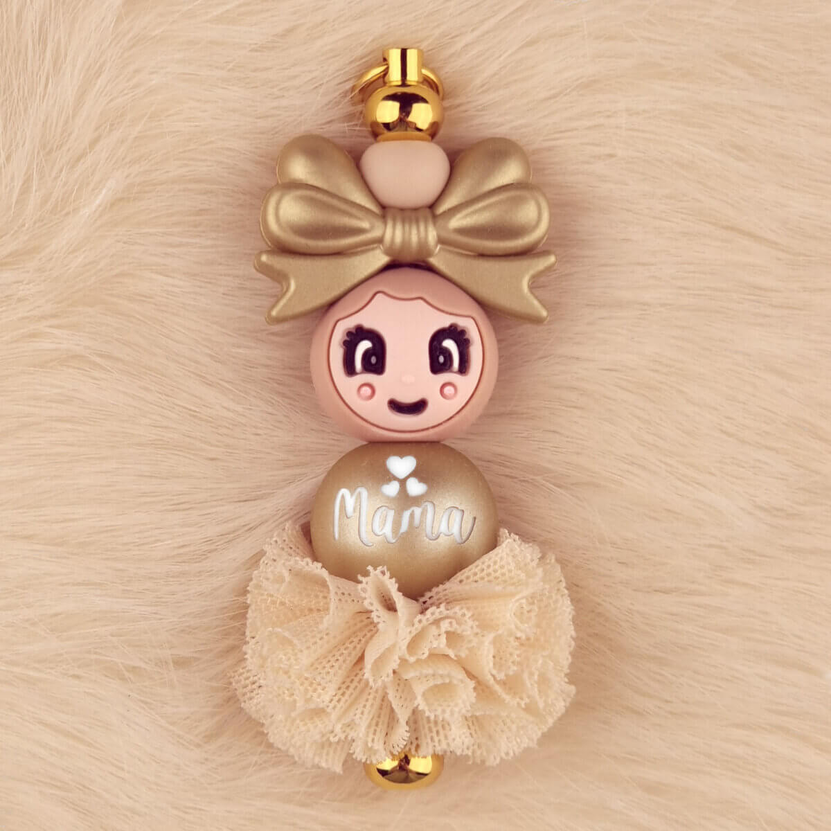 Dieses Set enthält alles, was Sie für die Mama Lucky Puppen in der Farbkombination Golden Nugget/ Wood benötigen. Jootjes Haakcadeautjes