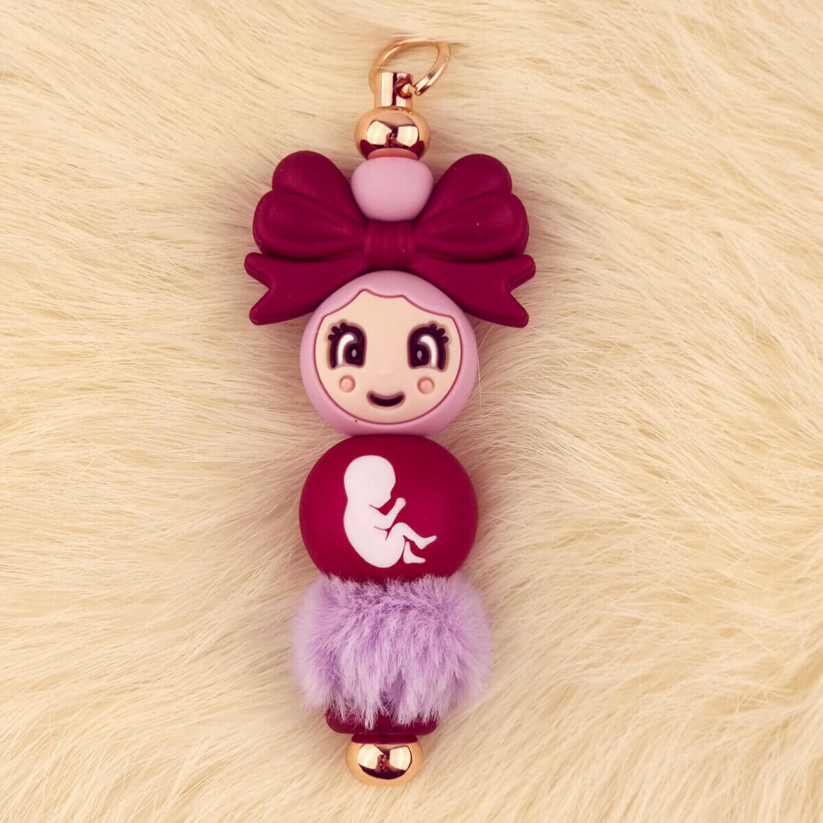 Dit setje bevat alle benodigdheden voor Setje Mommy To Be Red Nugget - met Hangers. Jootjes Haakcadeautjes