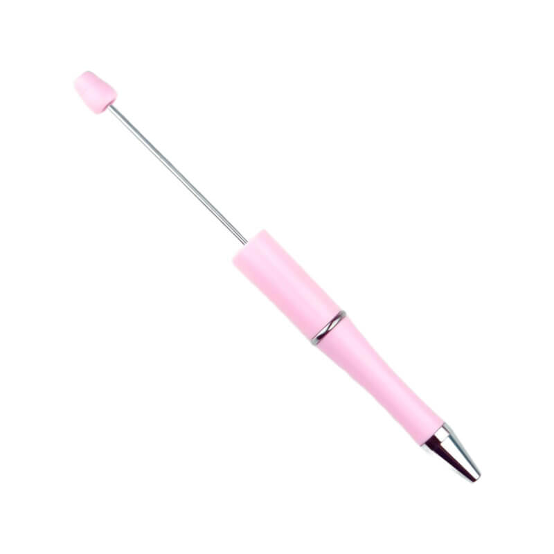 Kralenpen - Juffen Cadeau - Soft Roze - Per 3 stuks