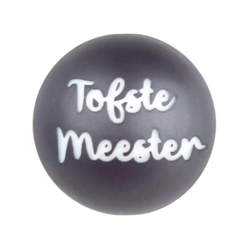 Siliconen Kraal – Gegraveerd – Titanium Nugget – Tofste Meester – 20 mm