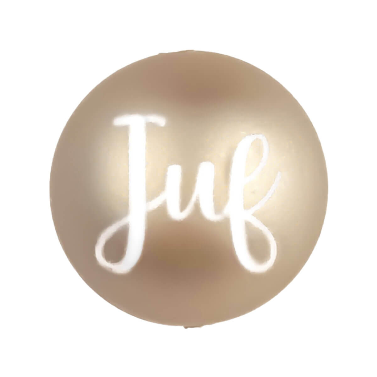 Exclusief bij Jootjes Haakcadeautjes: <ul> <li>Speciale custom made siliconen kralen – 20 mm – champagne</li> <li>Deze kralen worden gemaakt met een speciale unieke productietechniek!</li> <li>Kleur champagne Nugget</li> <li>Gat van boven naar beneden</li> <li>Hoge kwaliteit baby veilig siliconen</li> <li>Veilig volgens EN-71 chemische testen!</li> </ul> Perfect voor het gebruik op onze wijnstoppers, sleutelhangers, flesopeners, jashangers en meer. Jootjes Haakcadeautjes