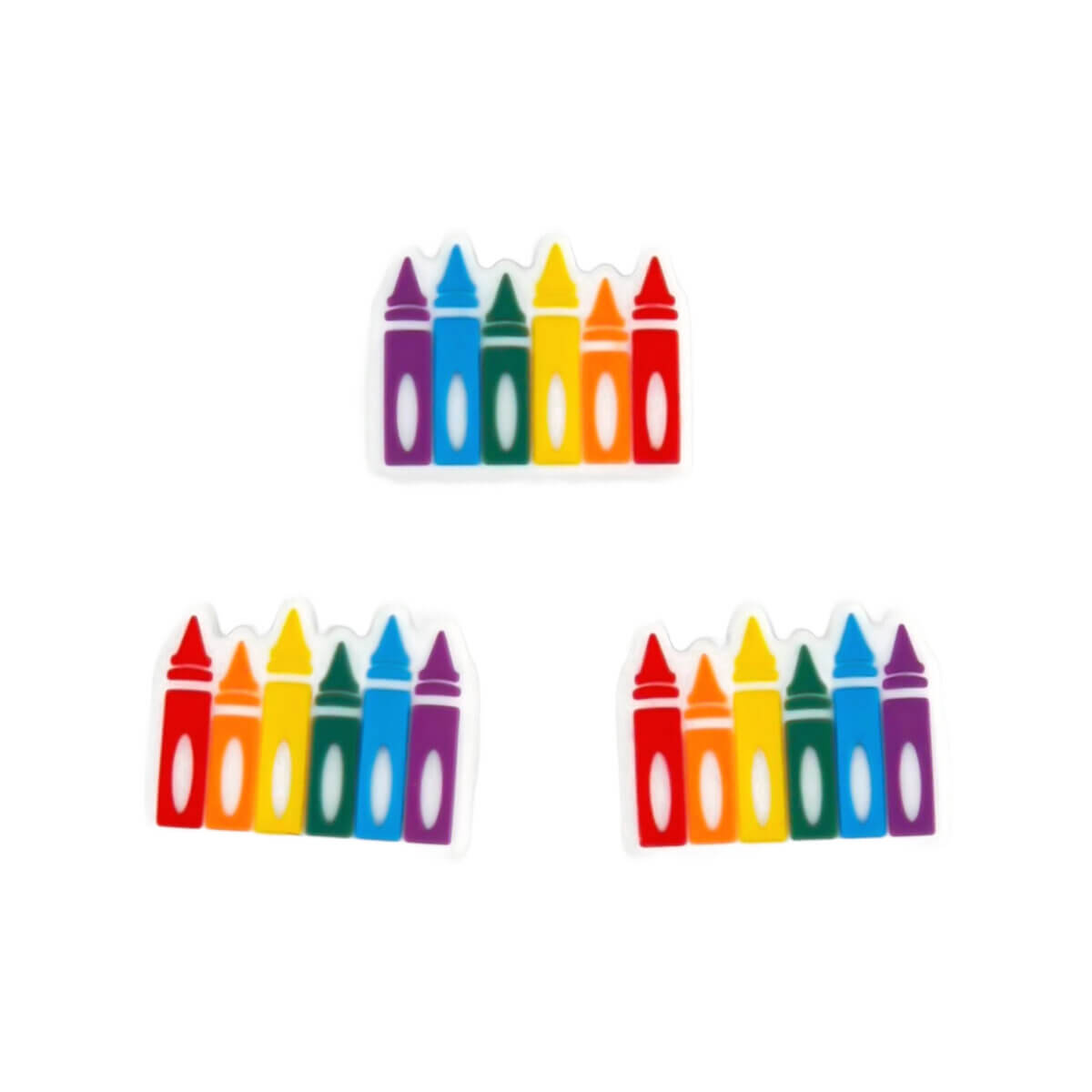 Kleurcode: Multicolor - Type: Siliconen kralen Waskrijtjes - Formaat: circa 2x3 cm - Verkocht per stuk - BPA-, Ftalaten-, Lood-, PVC- en Gif-vrij - Geschikt voor CE-gecertificeerd eindproduct - Medische kwaliteit siliconen kralen - Koelbaar in de koelkast - Vaatwasser bestendig Jootjes Haakcadeautjes
