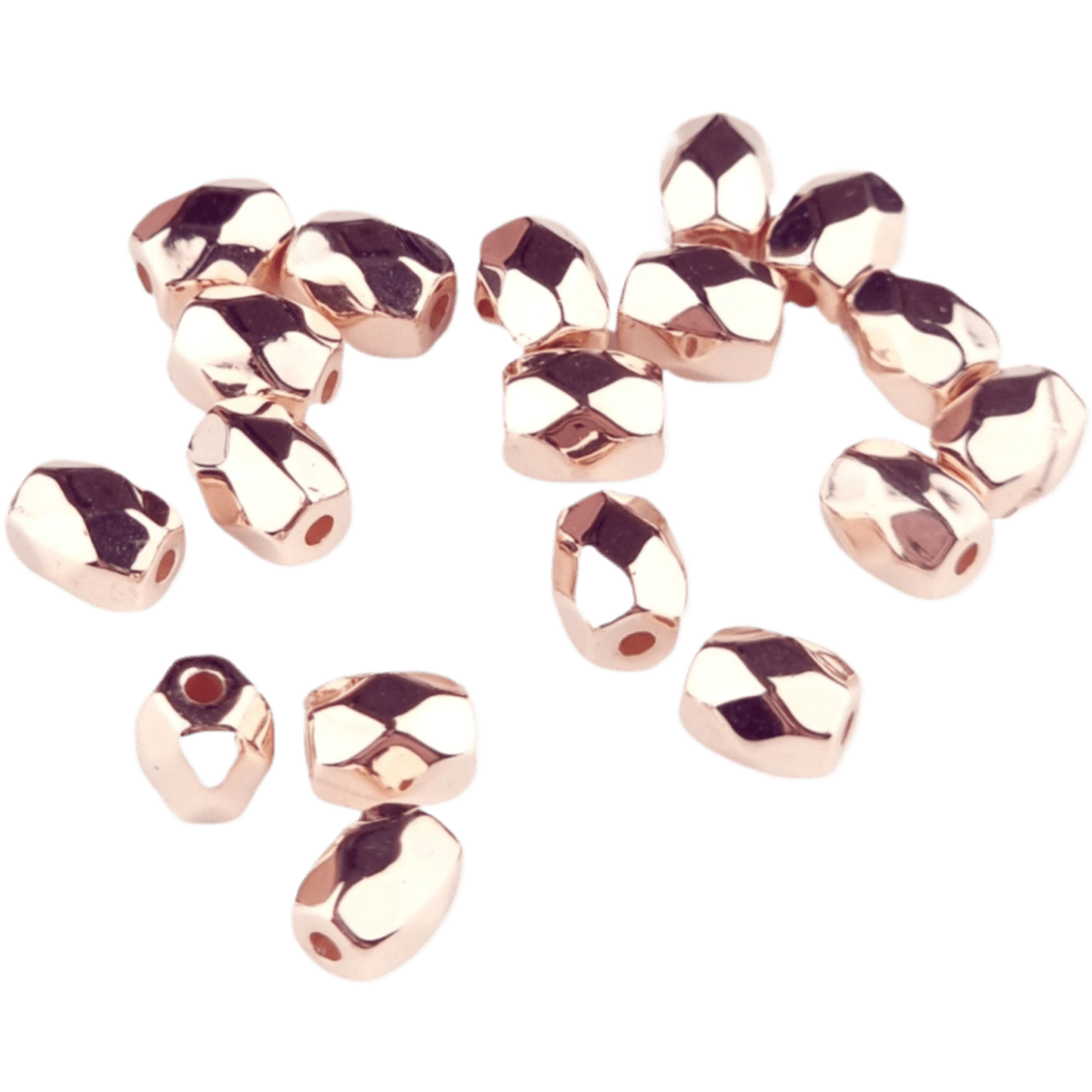 Formaat: 6 mm Type: Rubicon - 6 mm - Rose Goud Jootjes Haakcadeautjes
