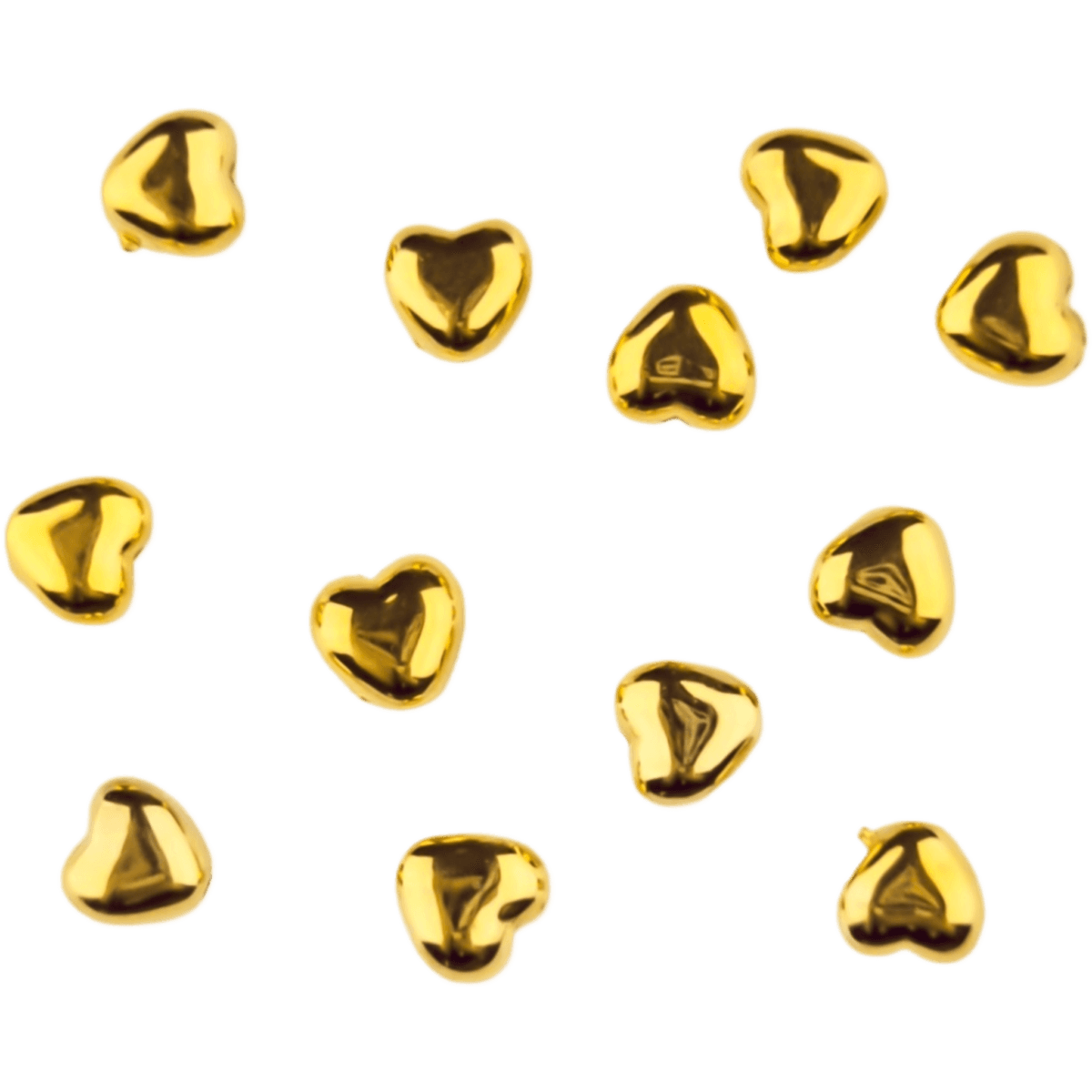 Formaat: 6 mm Type: Hartje - 6 mm - Goud Jootjes Haakcadeautjes