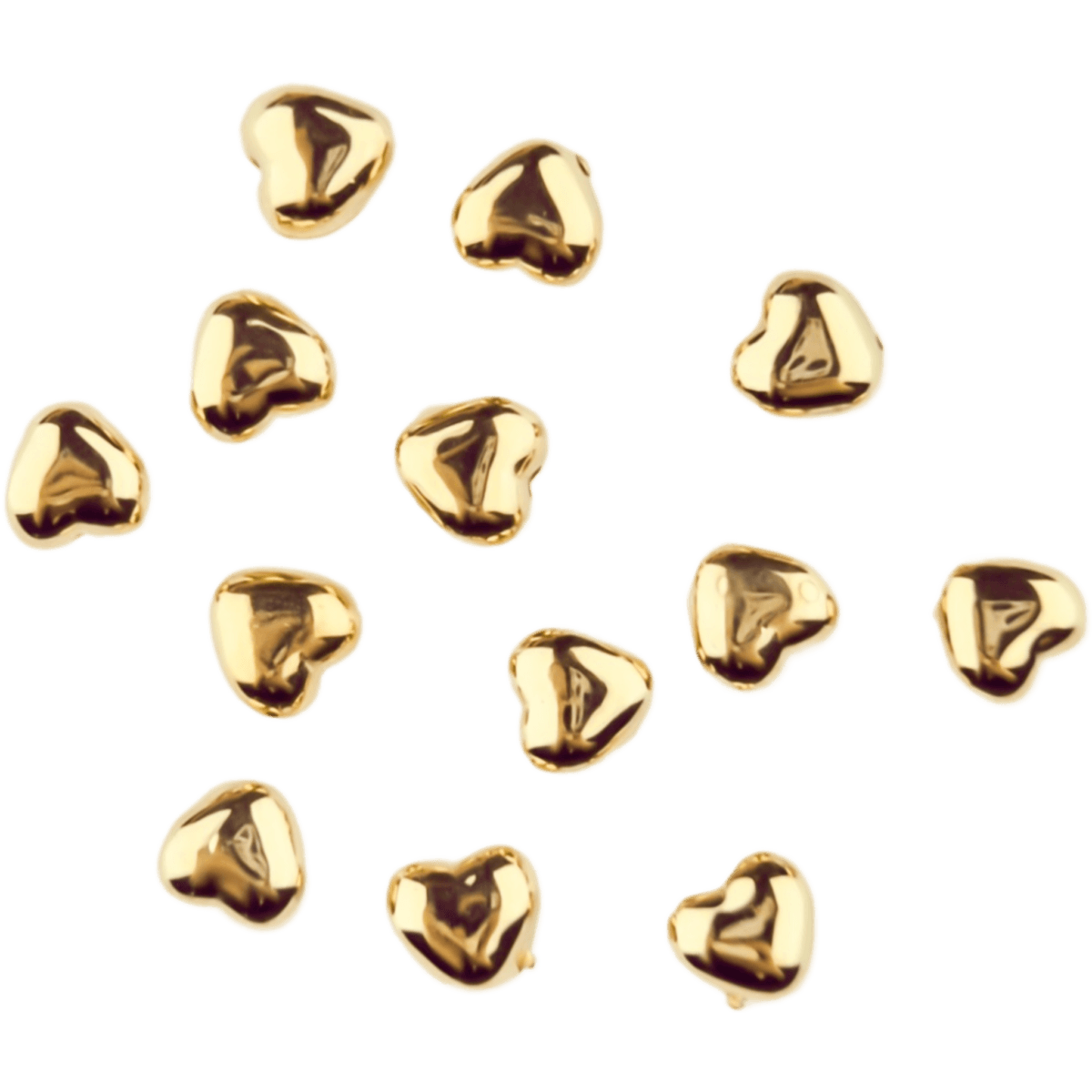 Formaat: 6 mm Type: Hartje - 6 mm - Wit Goud Jootjes Haakcadeautjes