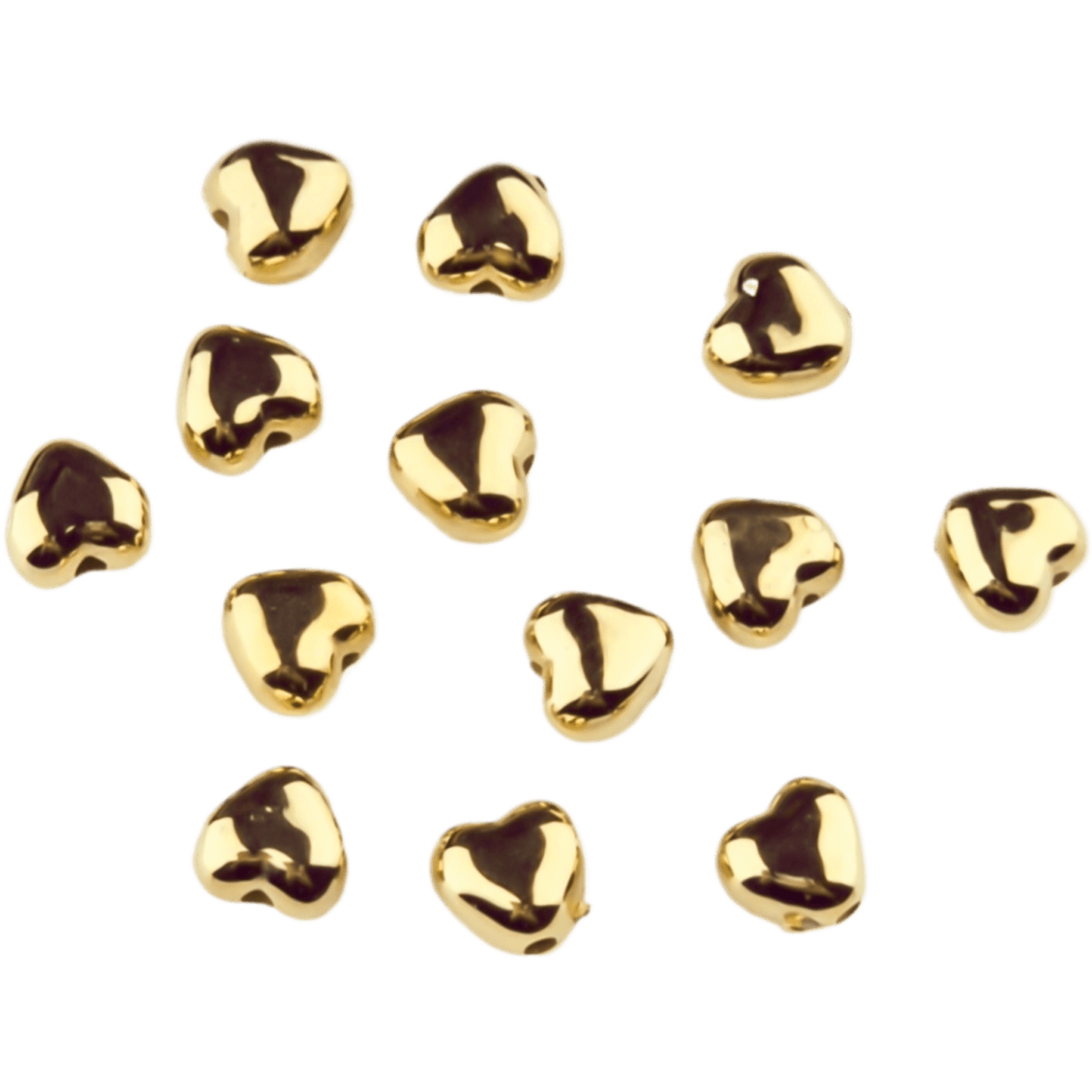 Formaat: 6 mm Type: Hartje - 6 mm - Wit Goud Jootjes Haakcadeautjes