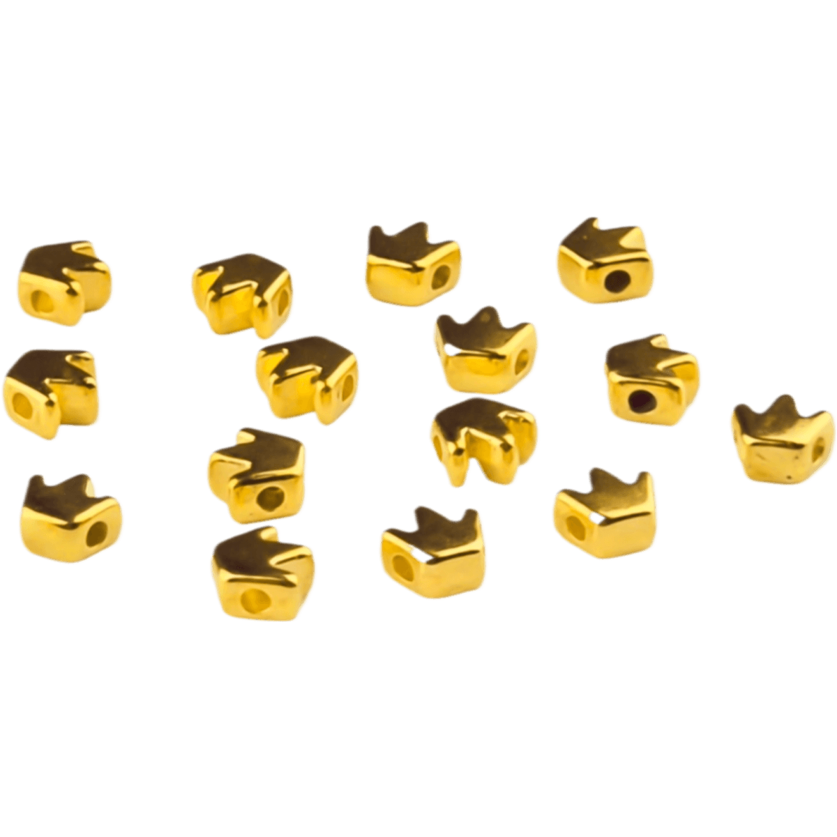 Formaat: 6 mm Type: Ster - 6 mm - Goud Jootjes Haakcadeautjes