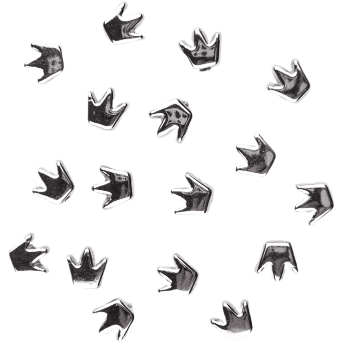 Formaat: 6 mm Type: Kroon - 6 mm - Zilver Jootjes Haakcadeautjes