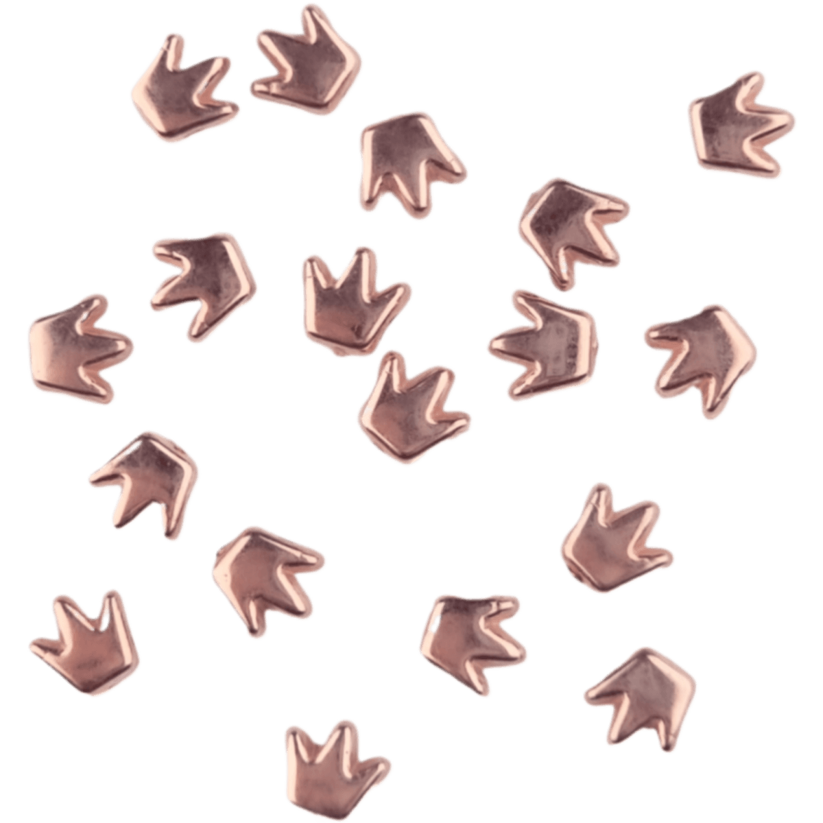 Formaat: 6 mm Type: Kroon - 6 mm - Rose Goud Jootjes Haakcadeautjes